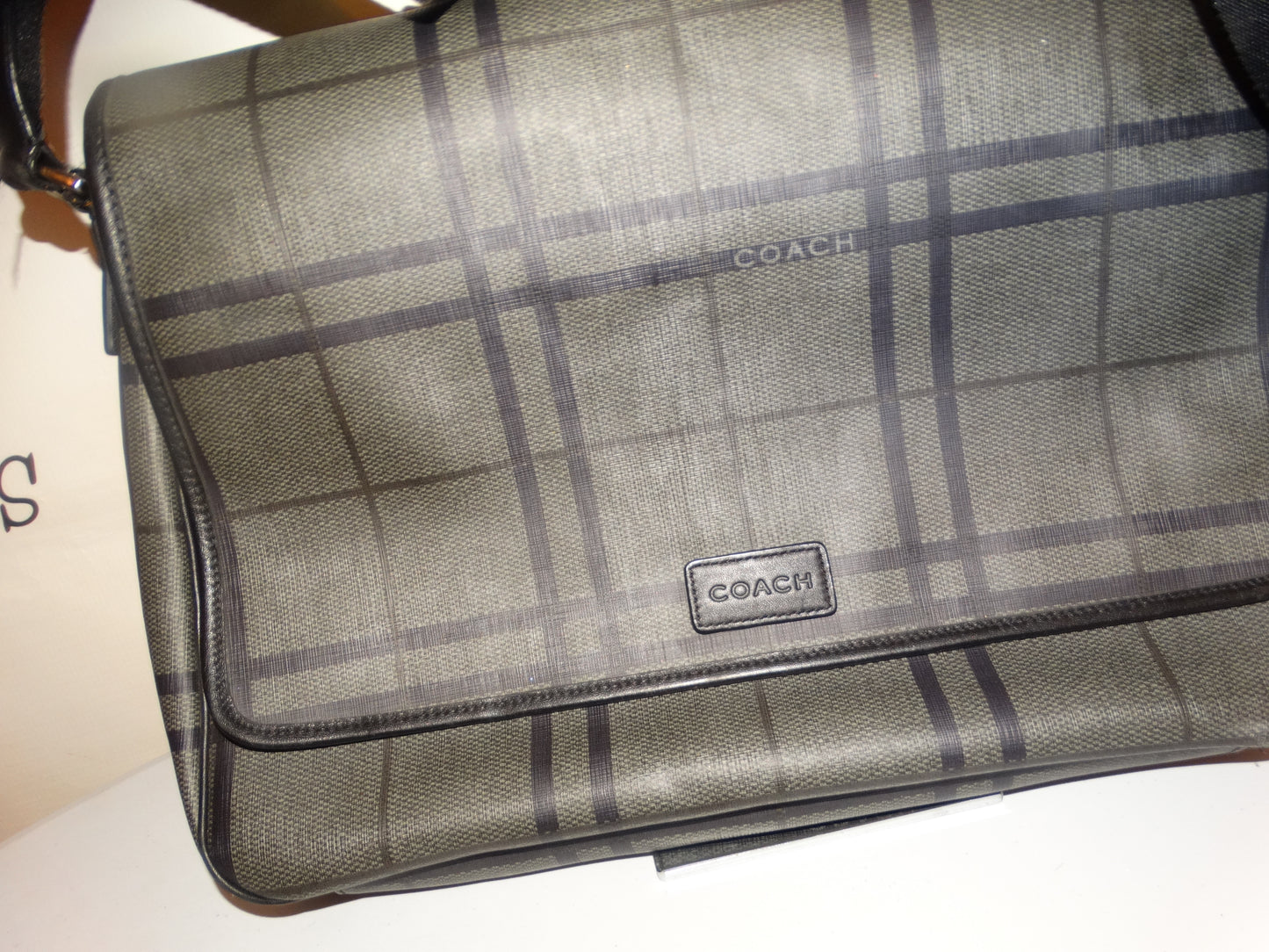 Vintage Authentic Coach Leather Crossbody XXL Bag