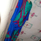 Vintage Janet Chang Blue Colorful 2 Piece Pants Set Size 1x