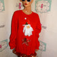 Vintage REd Custom Ugly Christmas Sweater Size 3x