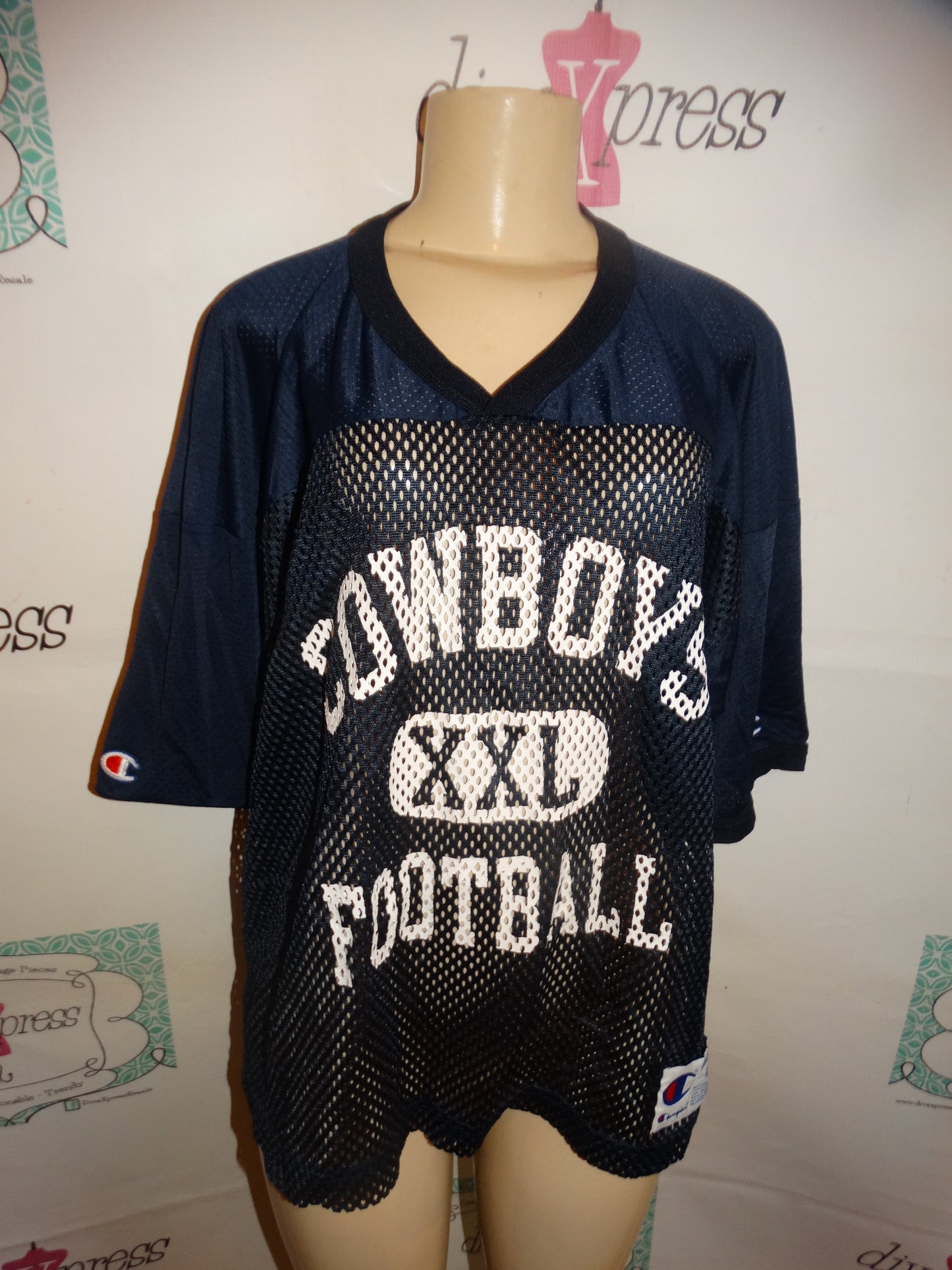 Vintage Champion Cowboys Practice Jersey Size XL