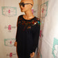 Vintage Trimmings Black Sequins Sweater Size 1x