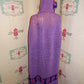 Vintage Purple/Pink XL Hooded Poncho Size L-XL