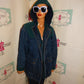 Vintage Julia Michaels Blue Jean Coat Size XL