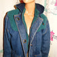 Vintage Julia Michaels Blue Jean Coat Size XL