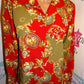 Vintage Le Caviar REd/Gold Versace Style Blouse Size S