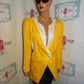 Vintage Yellow/White Blazer Size 1x