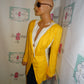 Vintage Yellow/White Blazer Size 1x