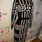 Vintage Black/White Dress Size L