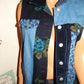 Vintage Susan Bristol Blue Jean Vest Size L