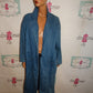 Vintage Rivington Blue Jean Long Jacket Size 1x