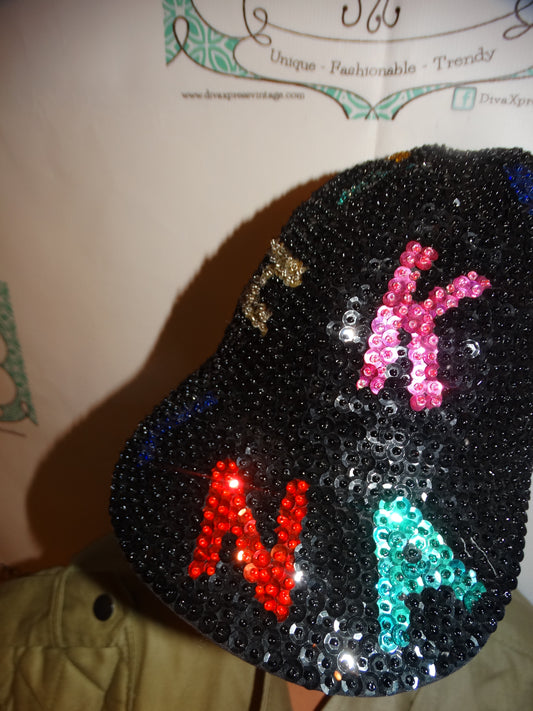 Vintage Sequins Hat
