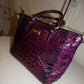 Authentic Brahmin Purple Purse Size  L
