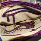 Authentic Brahmin Purple Purse Size  L