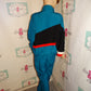 Vintage Reebok Green/Pink 2 Piece Track Suit Size XL