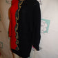 Vintage Jade Black/REd Sweater Dress Size M