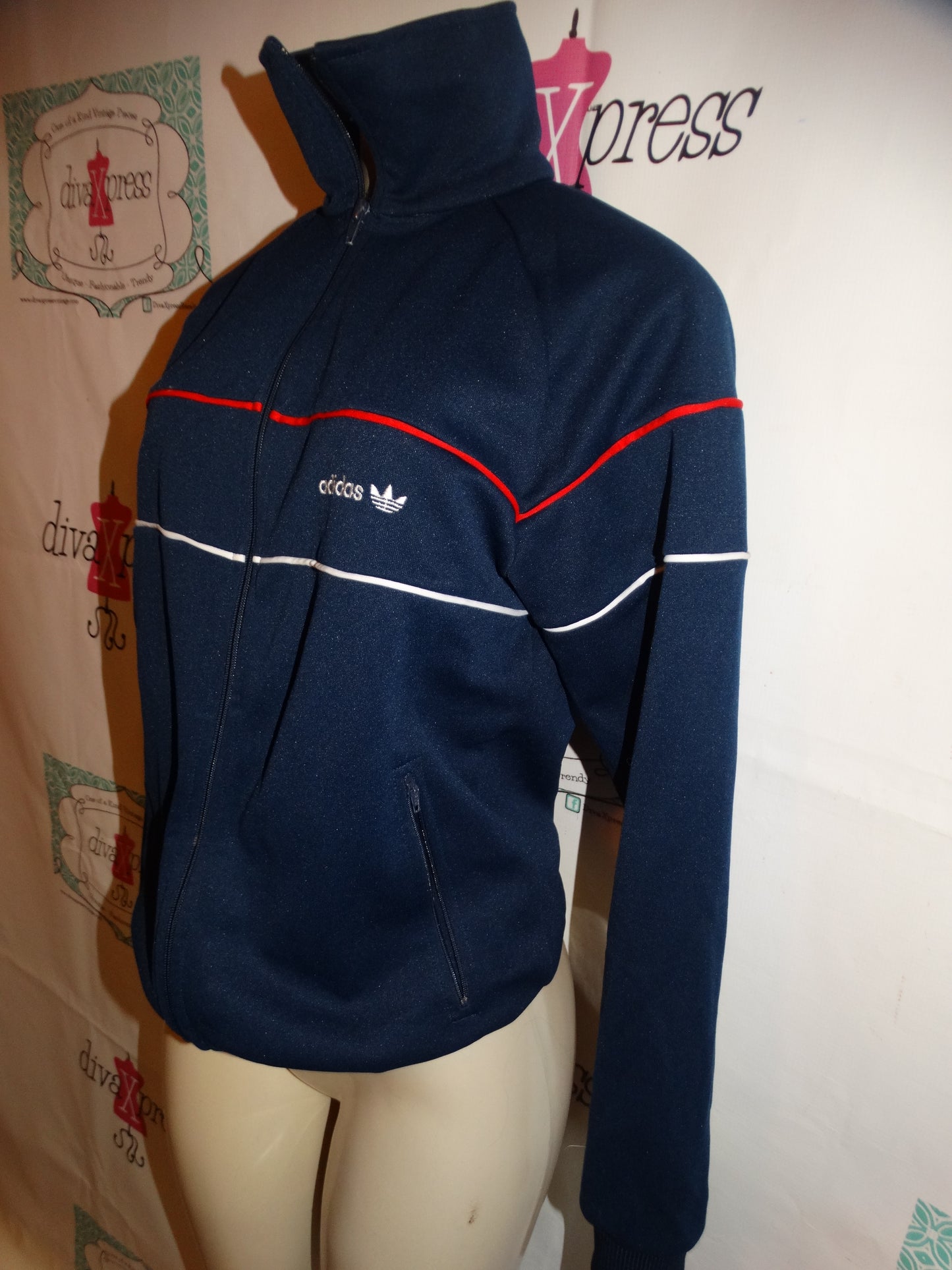 Vintage Adidas Blue Jacket Size S