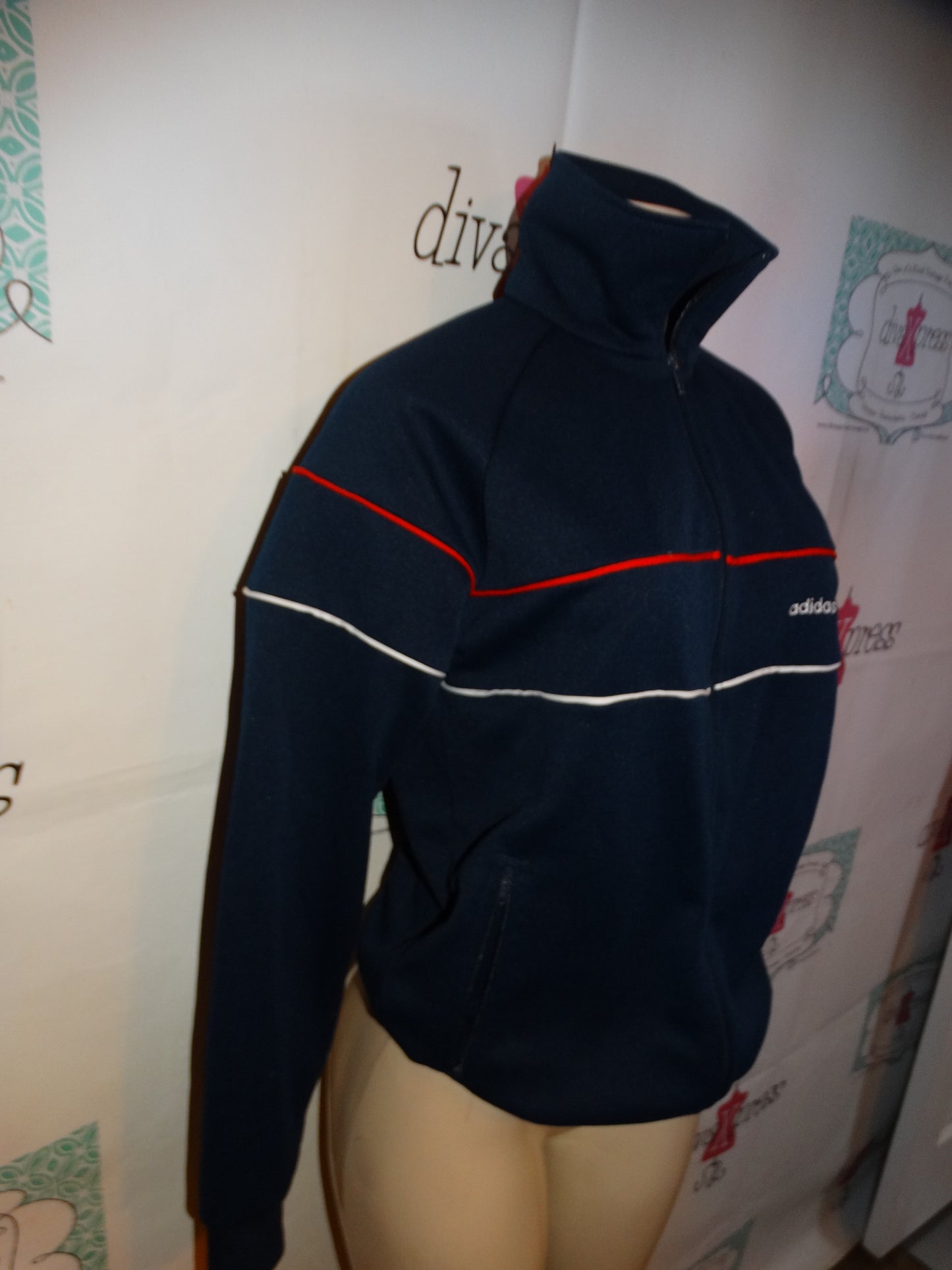 Vintage Adidas Blue Jacket Size S