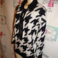 Vintage Ann Wi Black/White Sweater Size XL