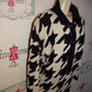 Vintage Ann Wi Black/White Sweater Size XL
