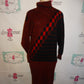 Vintage Plian Jane Red/Black Sweater Dress Size L