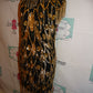 Vintage Black/Gold Sequins Dress Size L