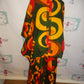 Vintage Step By Style Colorful 2 Piece  Skirt Set Size 1x