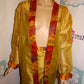 Vintage Simply Heritage Gold Sheer 2 Piece Pants Set Size XL