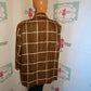 Vintage West Bay Brown/White Blazer Size 2x