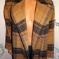 Vintage JCrew Brown/Tan Wool Coat Size 1x
