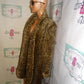 Vintage Marvin Richards Leopard Throw Coat Size 3x