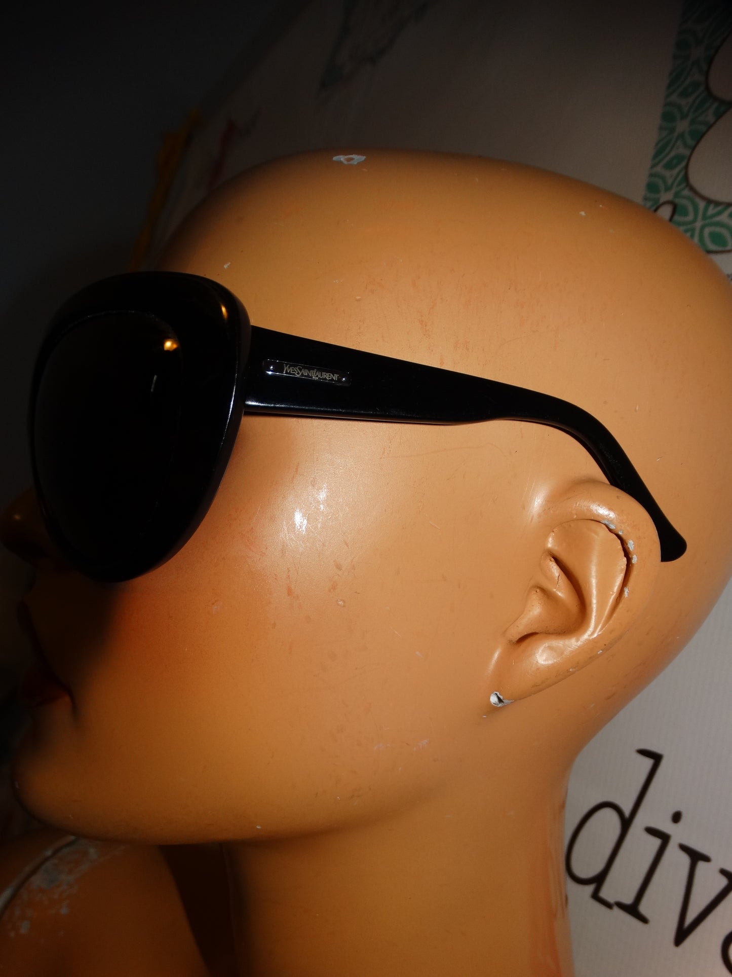 Authentic Black YSL  Sunglasses