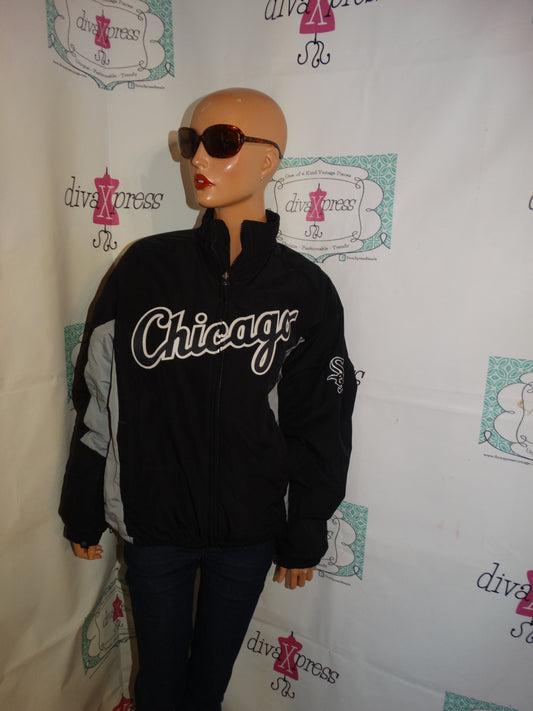 Vintage Majestic Black Chicago Sox Jacket Size S