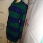 Vintage Wye Oaks Purple/Green Dress Size XL