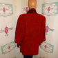 Vintage Side Effects Red Sweater Coat Size L