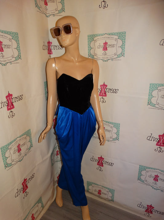 Vintage Jody California Blue Jumpsuit Size M