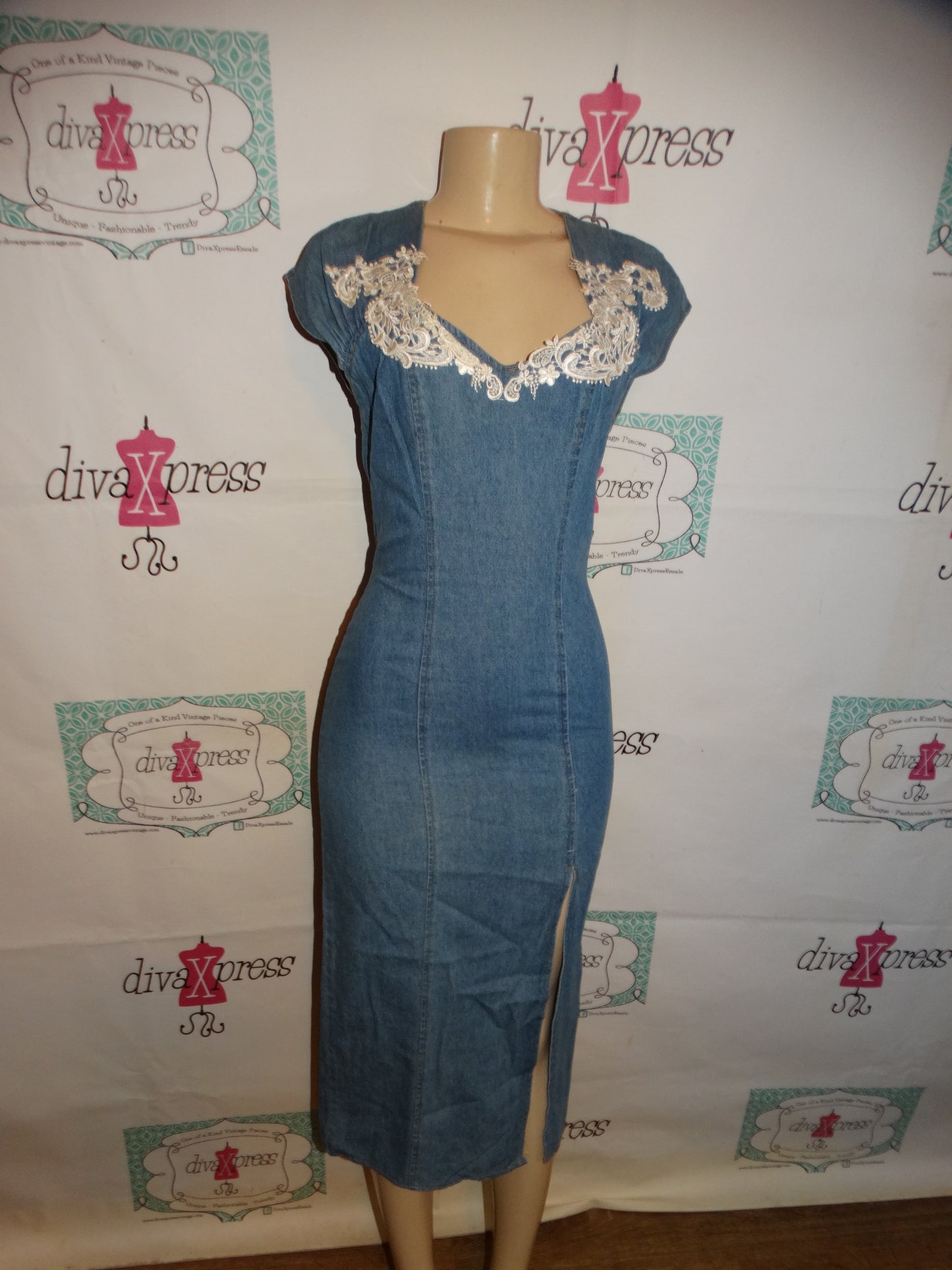 Vintage Bethel Jean Dress Size S