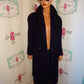 Vintage Leslie Fay Purple Wool Coat Size L