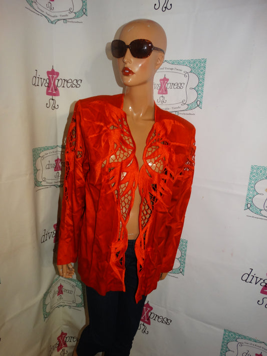 Vintage Miss Milian Rust Color Throw Size L