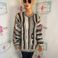 Vintage Lineage Gray/White Coogi Style Sweater Size 2x
