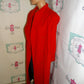 Vintage The Limited Red Wool Coat Size 1x