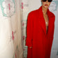 Vintage The Limited Red Wool Coat Size 1x