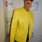 Vintage Russell Kemp Yellow Leather Jacket Size L