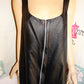 Vintage Leather Zip Dress Size 1x