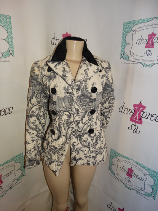 Vintage TAPP Black/White Jacket Size S