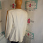 Vintage Magali Cream/Gold Star Beaded Blazer Size XL