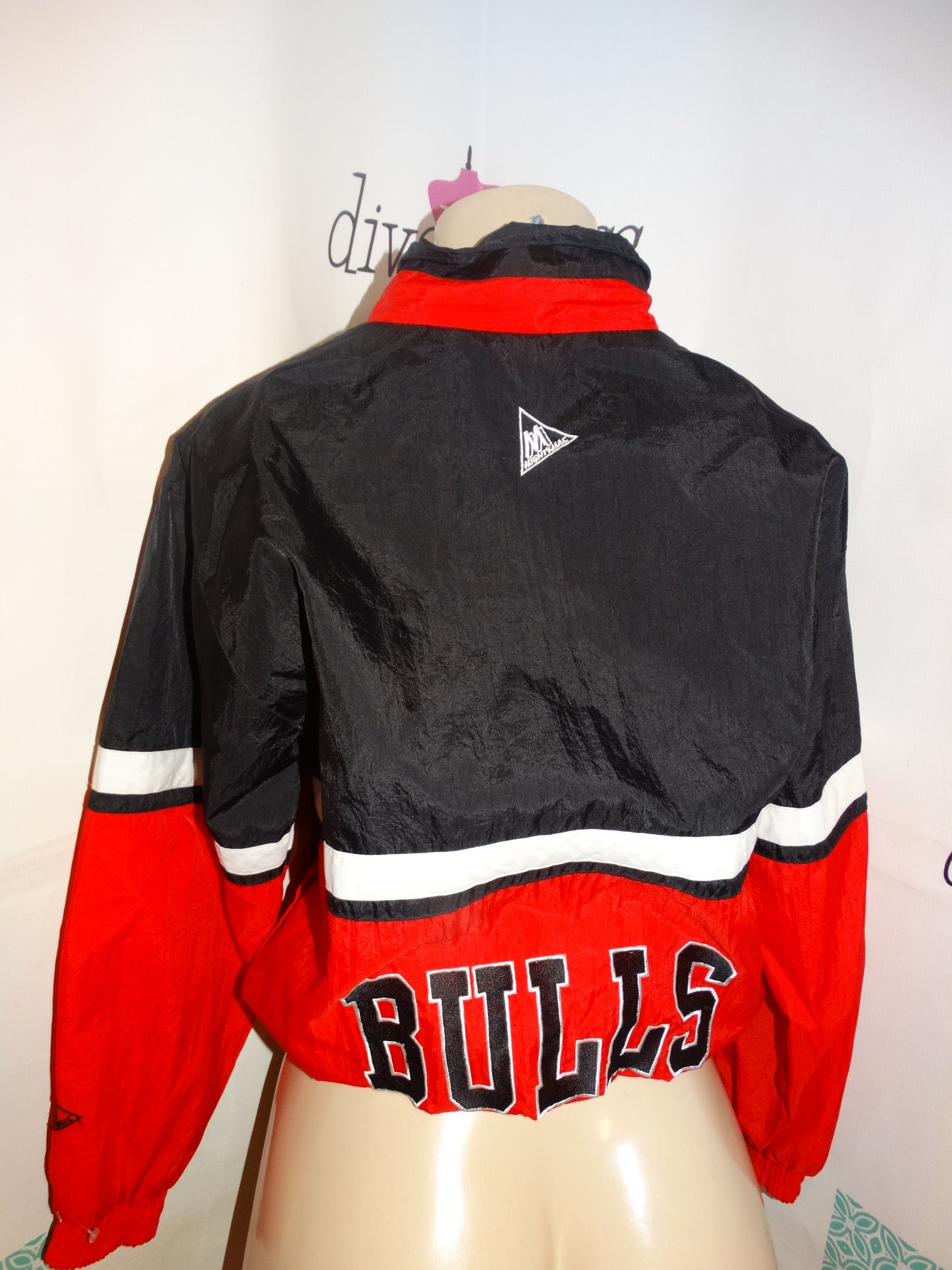 Vintage Mighty Mac Chicago Bulls Red Jacket Size S