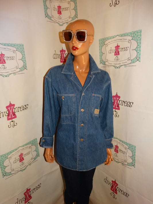 Vintage Ralph Lauren Jean Top Size XL