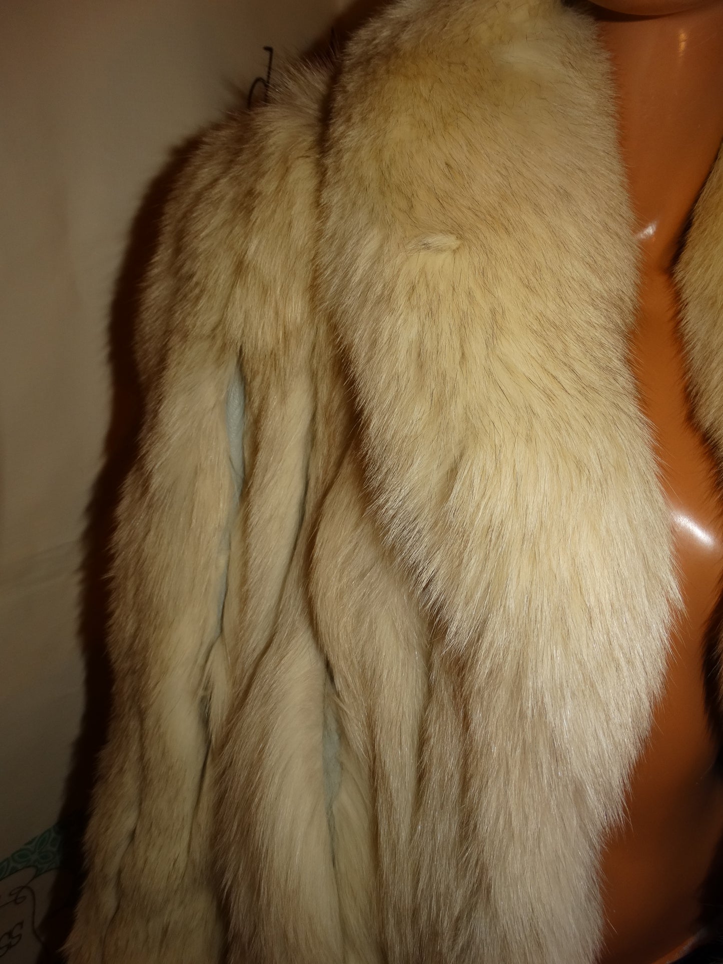 Vintage Saga Fox Authentic Fox Fur Long Coat Size XL
