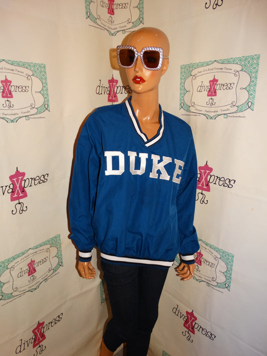 Vintage Starter Blue Duke Pullover Top Size L