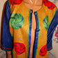 Vintage Purple Colorful Top/Throw Size 3x